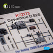 Dewoitine D.520. Interior 3D Decals (for Hobby 2000 / Hasegawa Aircraft model kit) Scale 1:72 KeliK K72173