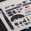 Junkers Ju 88 G-6. Interior 3D Decals (for Hasegawa Aircraft model kit) Scale 1:72 KeliK K72176