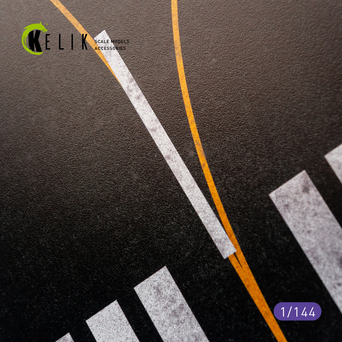 Civil Asphalt 23m Base - Acrylic 3 mm (280 x 180 mm) (170 g) Scale 1:144 KeliK KS14402 Stands for Plastic Models