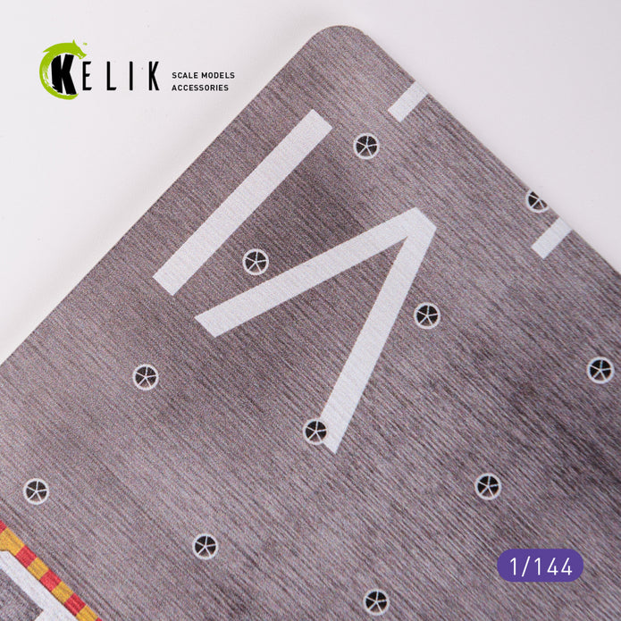 CVN 78 Gerald Ford Type 1 - Base - Acrylic Scale 1:144 KeliK KS14403 Stands for Plastic Models