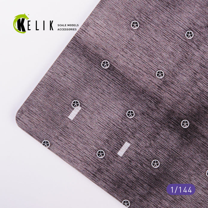 CVN 78 Gerald Ford Type 2 - Base - Acrylic Scale 1:144 KeliK KS14404 Stands for Plastic Models