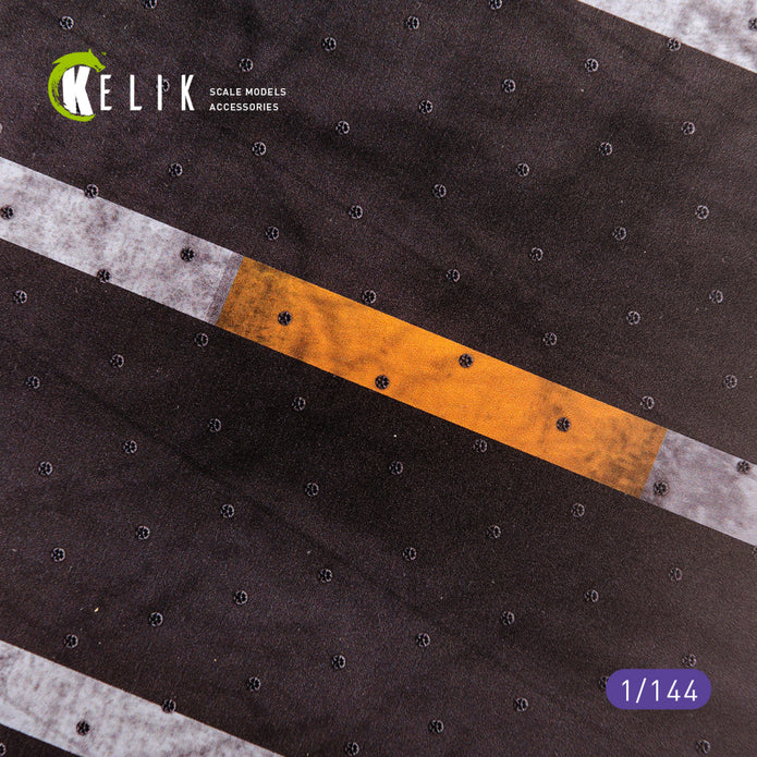 CV-63 Kitty Hawk - Base - Acrylic Scale 1:144 KeliK KS14405 Stands for Plastic Models