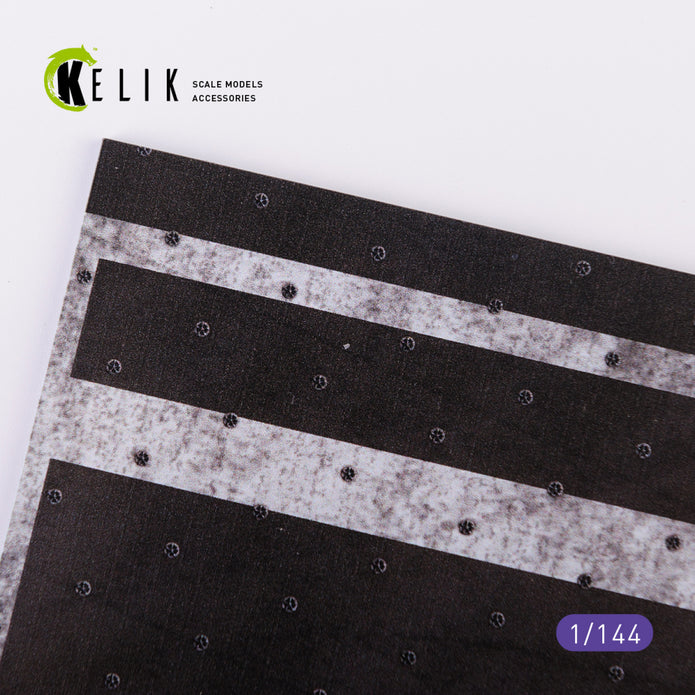 CV-63 Kitty Hawk - Base - Acrylic Scale 1:144 KeliK KS14405 Stands for Plastic Models