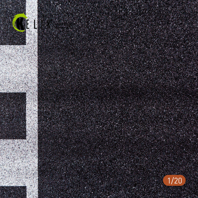 F1 Start Position Base - Acrylic 3 mm (180 x 357 mm) (210 g)(1/20) Scale 1:20 KeliK KS20001 Stands for Plastic Models