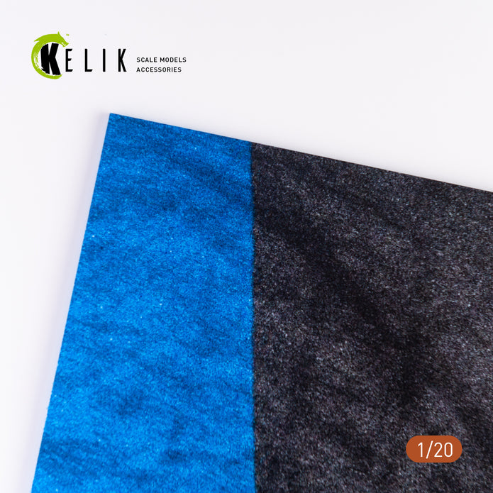 Paul Ricard Circuit Base - Acrylic 3 mm (180 x 357 mm) (210 g)(1/20) Scale 1:20 KeliK KS20002 Stands for Plastic Models