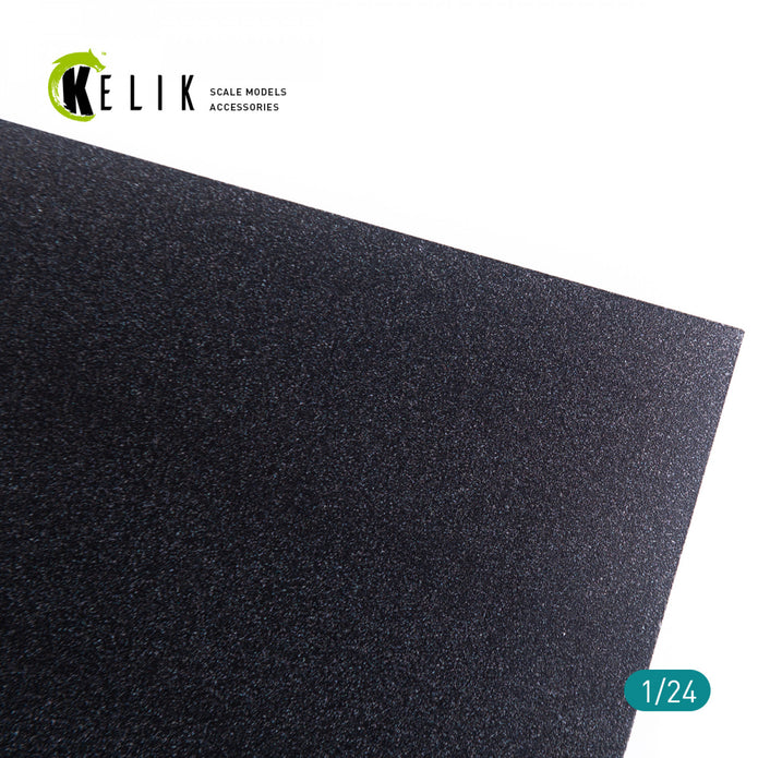 Asphalt road race track Base - Acrylic 3 mm (180 x 357 mm)  Scale 1:24 KeliK KS24001 Stands for Plastic Models