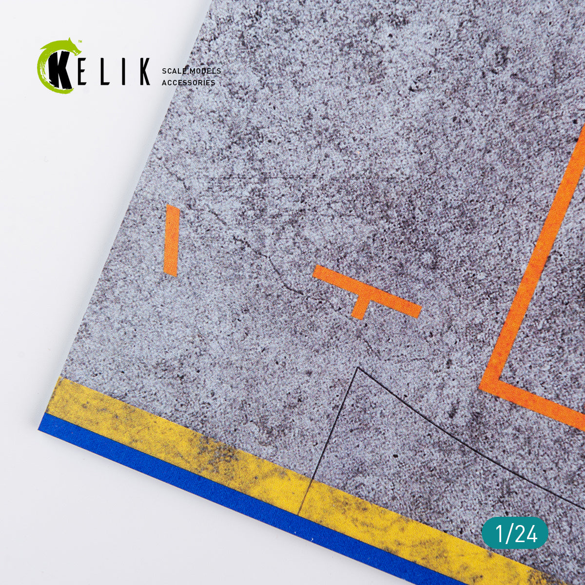Pitstop 24 Hours of Le Mans type 1 Base - Acrylic 3 mm (180 x 357 mm) (210 g) Scale 1:24 KeliK KS24006 Stands for Plastic Models