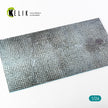 Paving stone road Base - Acrylic 3 mm (180 x 357 mm) (210 g) Scale 1:24 KeliK KS24010 Stands for Plastic Models