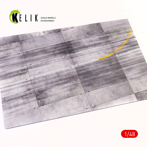 PAG-14 Base - Acrylic 3 mm (410 x 270 mm) (410 g) Scale 1:48 KeliK KS48002 Stands for Plastic Models