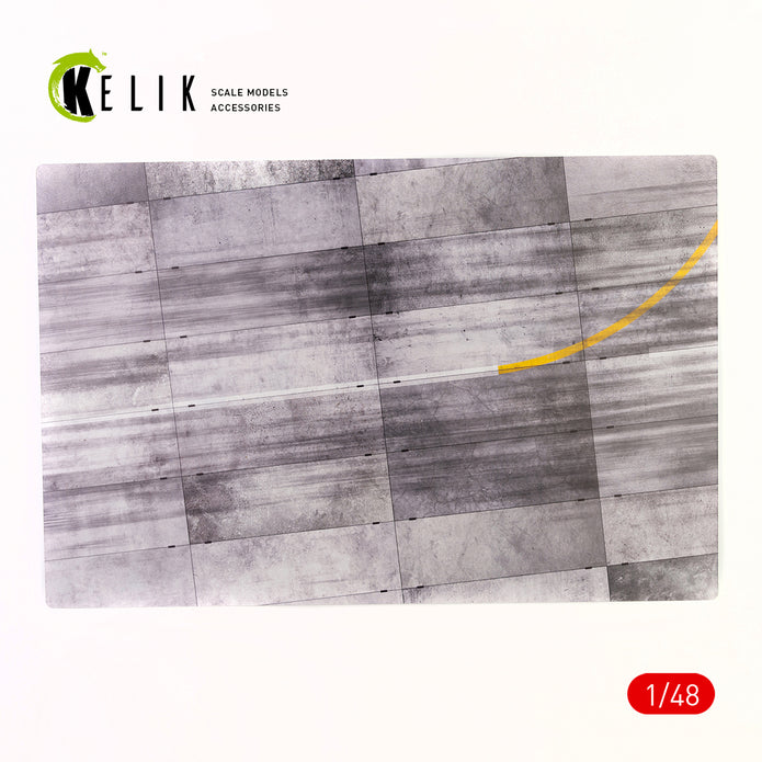 PAG-14 Base - Acrylic 3 mm (410 x 270 mm) (410 g) Scale 1:48 KeliK KS48002 Stands for Plastic Models