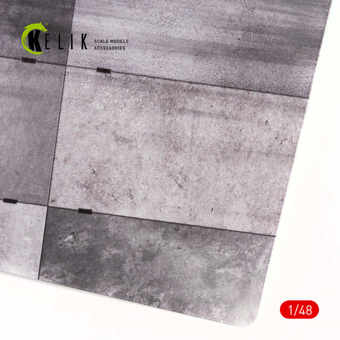 PAG-14 Base - Acrylic 3 mm (410 x 270 mm) (410 g) Scale 1:48 KeliK KS48002 Stands for Plastic Models