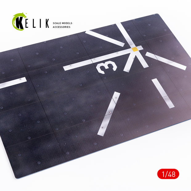 USS Boxer LHD-4  - Acrylic 3 mm (410 x 270 mm) (410 g) Scale 1:48 KeliK KS48004 Stands for Plastic Models