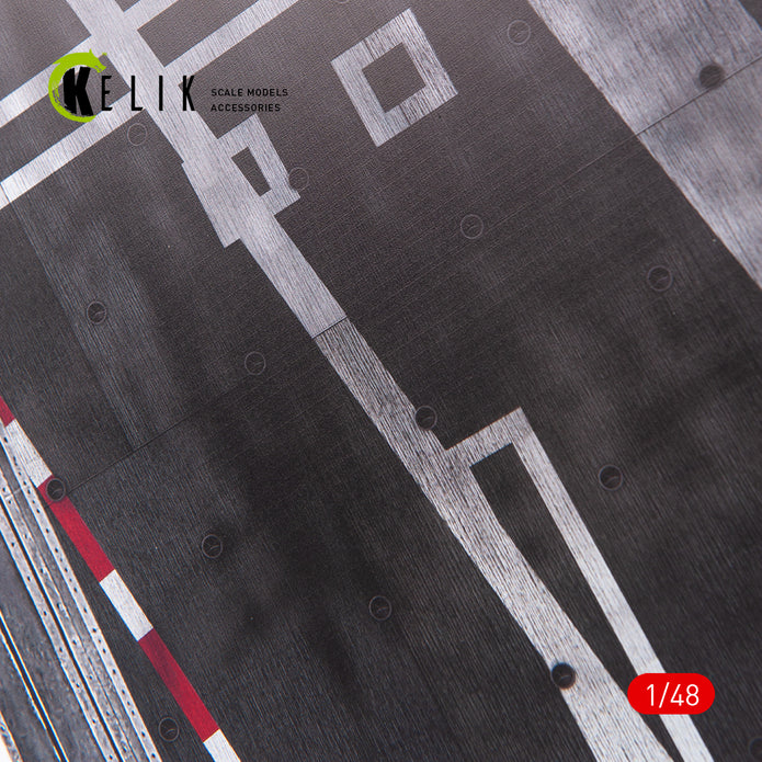 CVN-78 Gerald Ford type 1 - Acrylic 3 mm (410 x 270 mm) (410 g) Scale 1:48 KeliK KS48006 Stands for Plastic Models