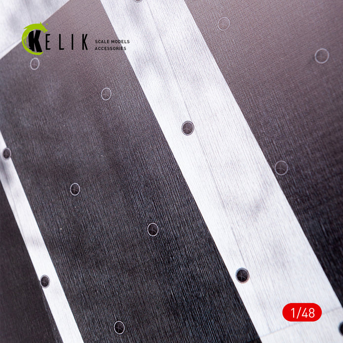 CVN-78 Gerald Ford type 2 - Acrylic 3 mm (410 x 270 mm) (410 g) Scale 1:48 KeliK KS48007 Stands for Plastic Models