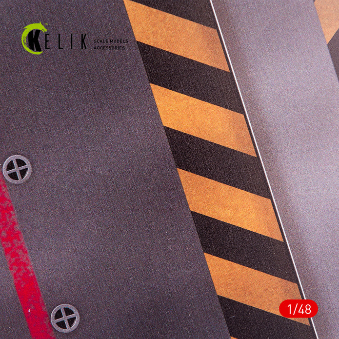 HMS Queen Elizabeth R08 - Acrylic 3 mm (410 x 270 mm) (410 g) Scale 1:48 KeliK KS48011 Stands for Plastic Models