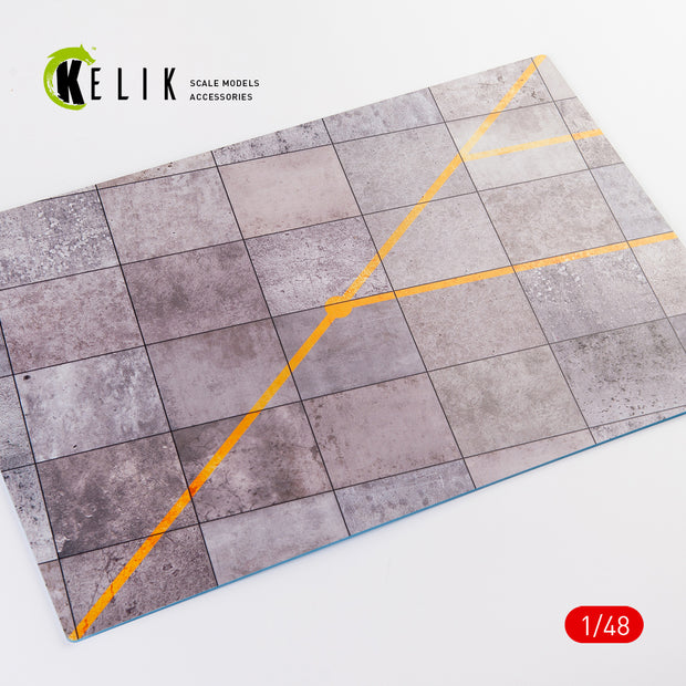 Spangdalem AirBase - 90-th - Acrylic 3 mm (410 x 270 mm) (410 g) Scale 1:48 KeliK KS48012 Stands for Plastic Models