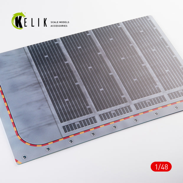 CVN-65 Enterprise - Acrylic 3 mm (410 x 270 mm) (410 g) Scale 1:48 KeliK KS48013 Stands for Plastic Models