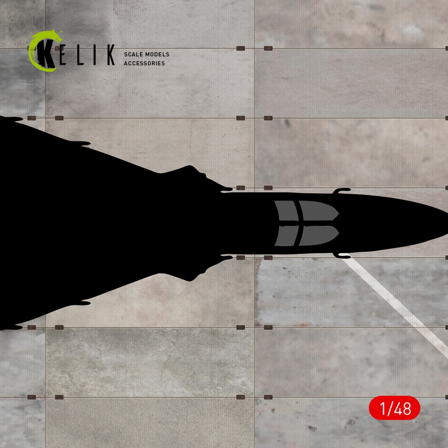 Ukraine Kulbakino Air Base - Acrylic Scale 1:48 KeliK KS48016 Stands for Plastic Models