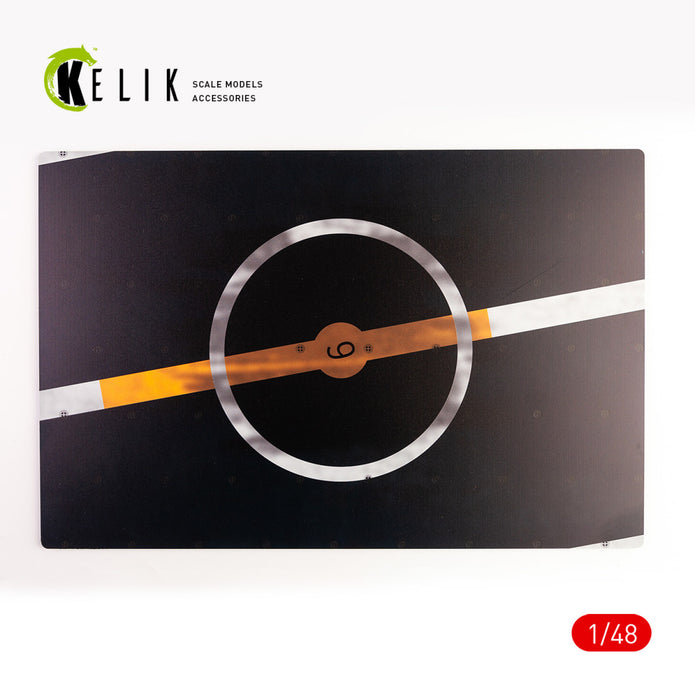 CVS-18 USS WASP 1971 - Acrylic 3 mm (410 x 270 mm) (410 g) Scale 1:48 KeliK KS48020 Stands for Plastic Models