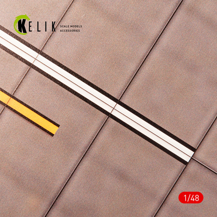 Airbase Amari Estonia  - Base -  Acrylic 3 mm (410 x 270 mm) (410 g)  Scale 1:48 KeliK KS48041 Stands for Plastic Models