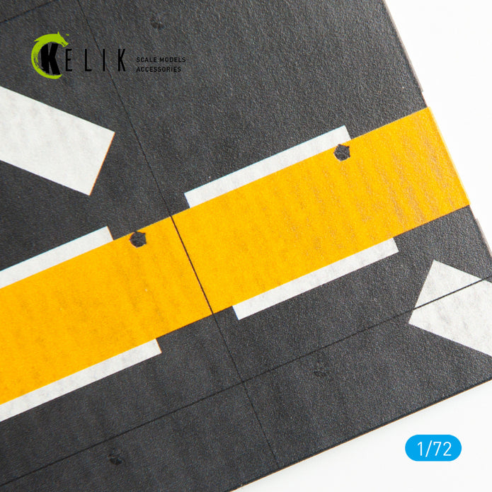 Deck of the aircraft carrier USS Tripoli Base - Acrylic 3 mm (280 x 180 mm) (170 g) Scale 1:72 KeliK KS72005 Stands for Plastic Models