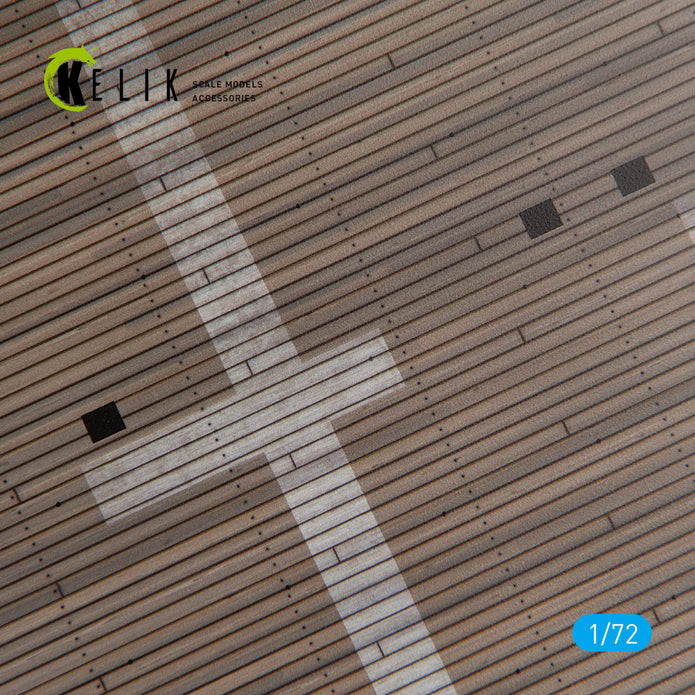 IJN TAYHO Armoured Aircraft Carriers 1941 Base - Acrylic 3 mm (280 x 180 mm) (170 g) Scale 1:72 KeliK KS72010 Stands for Plastic Models