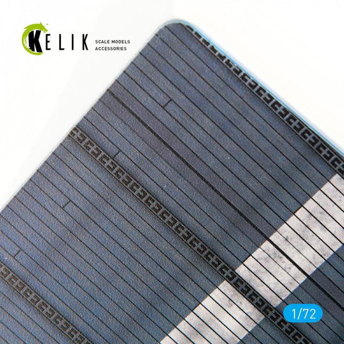 CV-16 Lexington US strike aircraft carrier Base - Acrylic 3 mm (280 x 180 mm) (170 g) Scale 1:72 KeliK KS72011 Stands for Plastic Models