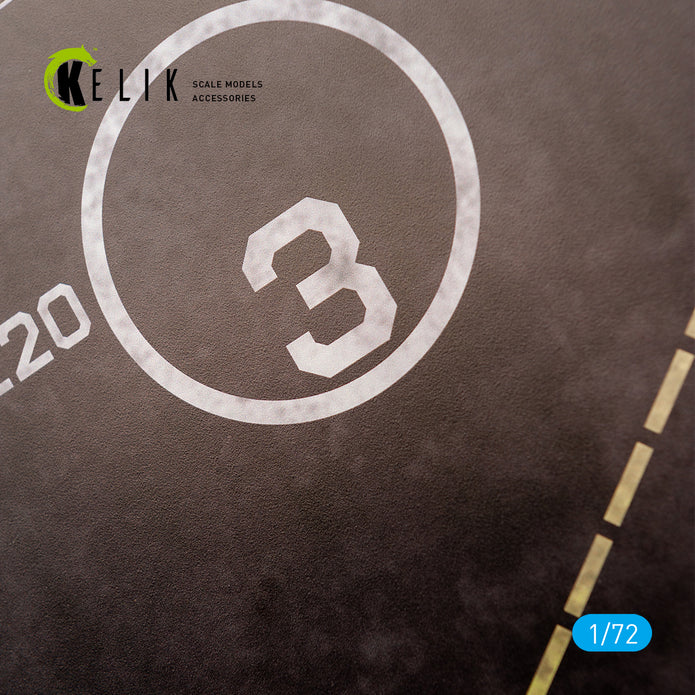 HMS Victoriuos front Lift 1960s Base - Acrylic 3 mm (280 x 180 mm) (170 g) Scale 1:72 KeliK KS72015 Stands for Plastic Models