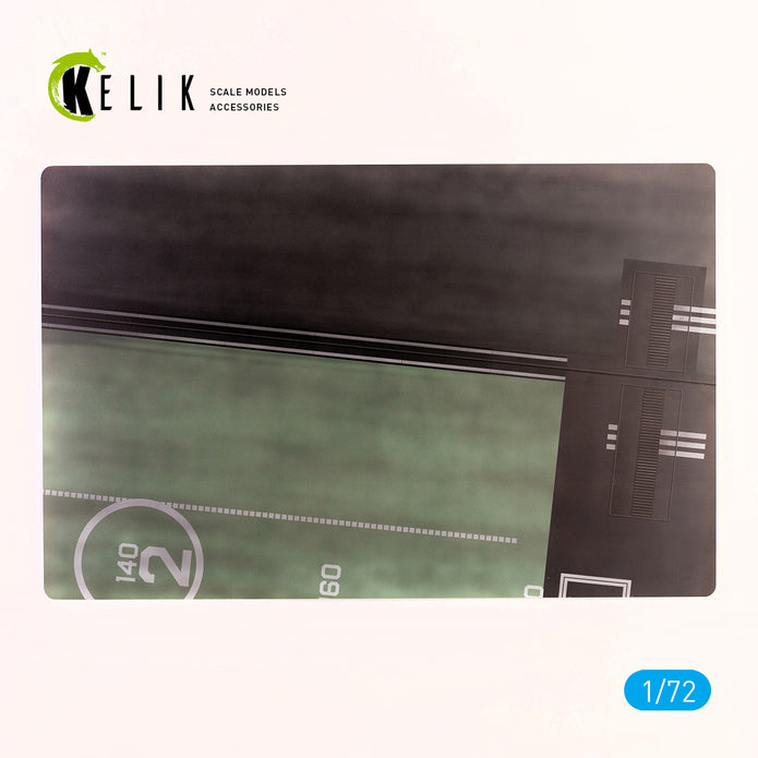 HMS Victoriuos nose 1960s Base - Acrylic 3 mm (280 x 180 mm) (170 g) Scale 1:72 KeliK KS72016 Stands for Plastic Models