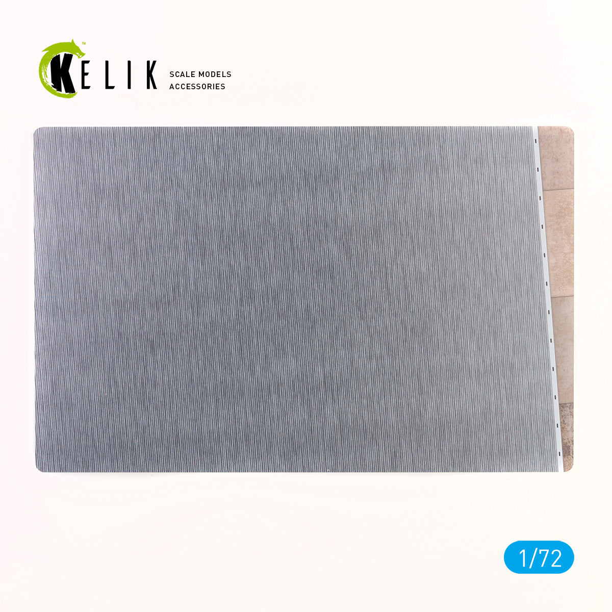 M150 Trackway Rapid Repair Base - Acrylic 3 mm (280 x 180 mm) (170 g) Scale 1:72 KeliK KS72019 Stands for Plastic Models