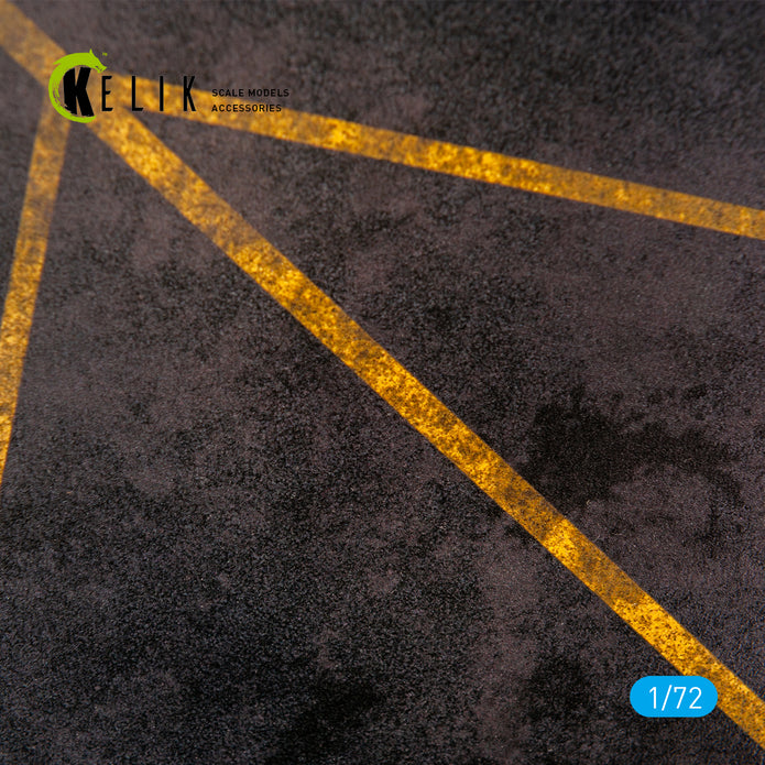 MEXICO Santa Lucia air base - Base - Acrylic 3 mm (280 x 180 mm) (170 g) Scale 1:72 KeliK KS72020 Stands for Plastic Models