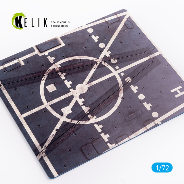 Arleygh Burke-class Base - Acrylic 3 mm (180 x 214 mm) (130 g) Scale 1:72 KeliK KS72022 Stands for Plastic Models