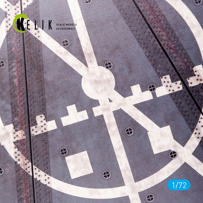 Arleygh Burke-class Base - Acrylic 3 mm (180 x 214 mm) (130 g) Scale 1:72 KeliK KS72022 Stands for Plastic Models