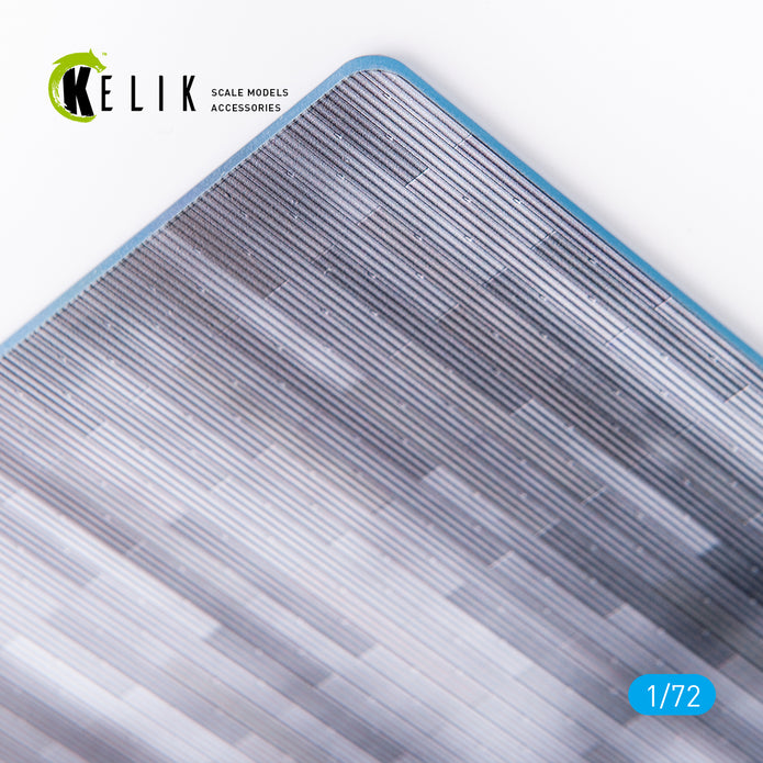 FAUN - Trackway Helicopter Landing Mat Ribber - Base - Acrylic 3 mm (280 x 180 mm) (170 g) Scale 1:72 KeliK KS72025 Stands for Plastic Models