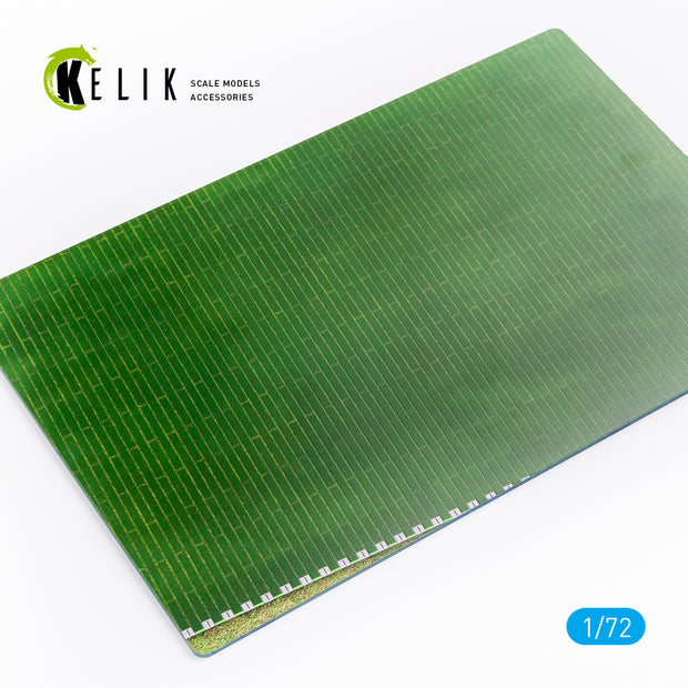 FAUN - Trackway Helicopter Landing Mat Flat - Base - Acrylic 3 mm (280 x 180 mm) (170 g) Scale 1:72 KeliK KS72026 Stands for Plastic Models