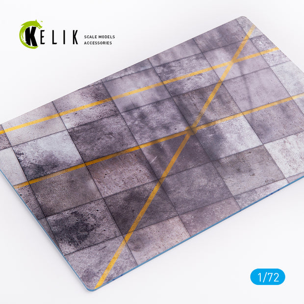 Spangdalem AirBase (1990th) - Base - Acrylic 3 mm (280 x 180 mm) (170 g) Scale 1:72 KeliK KS72027 Stands for Plastic Models