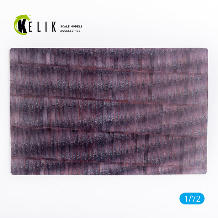 M8A1 PSP Rusted - Base - Acrylic 3 mm (280 x 180 mm) (170 g) Scale 1:72 KeliK KS72029 Stands for Plastic Models