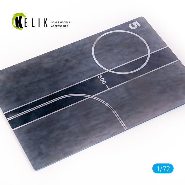 HMS Hermes R12 (1982) - Base - Acrylic 3 mm (280 x 180 mm) (170 g) Scale 1:72 KeliK KS72030 Stands for Plastic Models