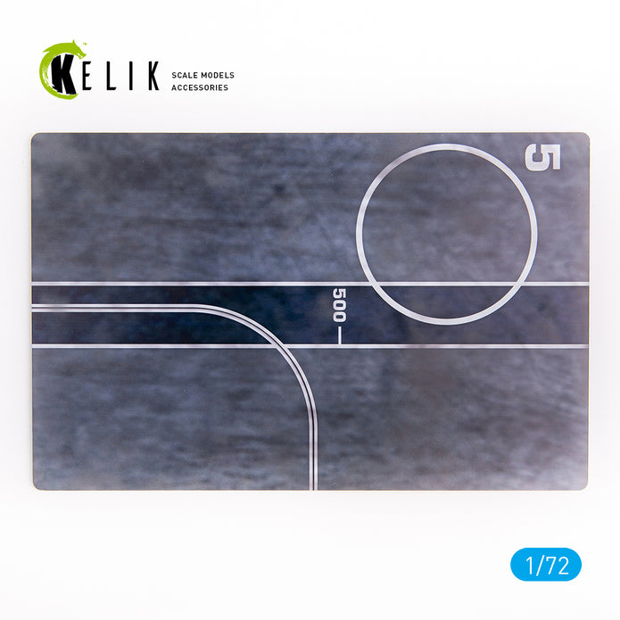 HMS Hermes R12 (1982) - Base - Acrylic 3 mm (280 x 180 mm) (170 g) Scale 1:72 KeliK KS72030 Stands for Plastic Models