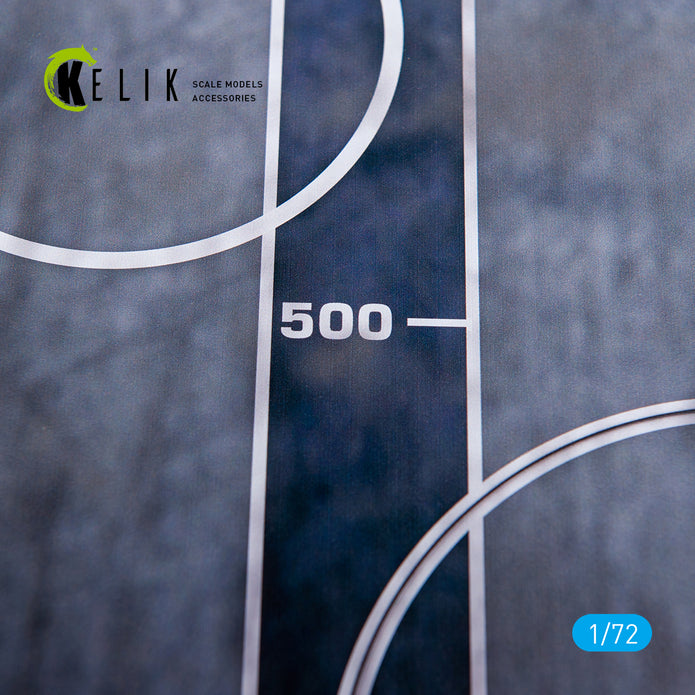 HMS Hermes R12 (1982) - Base - Acrylic 3 mm (280 x 180 mm) (170 g) Scale 1:72 KeliK KS72030 Stands for Plastic Models