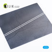 Asphalt road - Base - Acrylic 3 mm (180 x 214 mm) (130 g) Scale 1:72 KeliK KS72033 Stands for Plastic Models