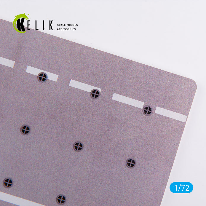 HMS Queen Elizabeth R08 type 2 - Base - Acrylic 3 mm (280 x 180 mm) (170 g) Scale 1:72 KeliK KS72037 Stands for Plastic Models