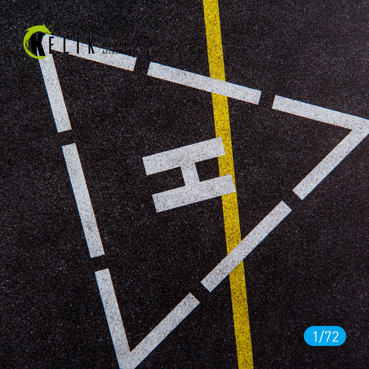 New Zealand Tauranga Airport type 1 - Base - Acrylic 3 mm (280 x 180 mm) (170 g) Scale 1:72 KeliK KS72039 Stands for Plastic Models