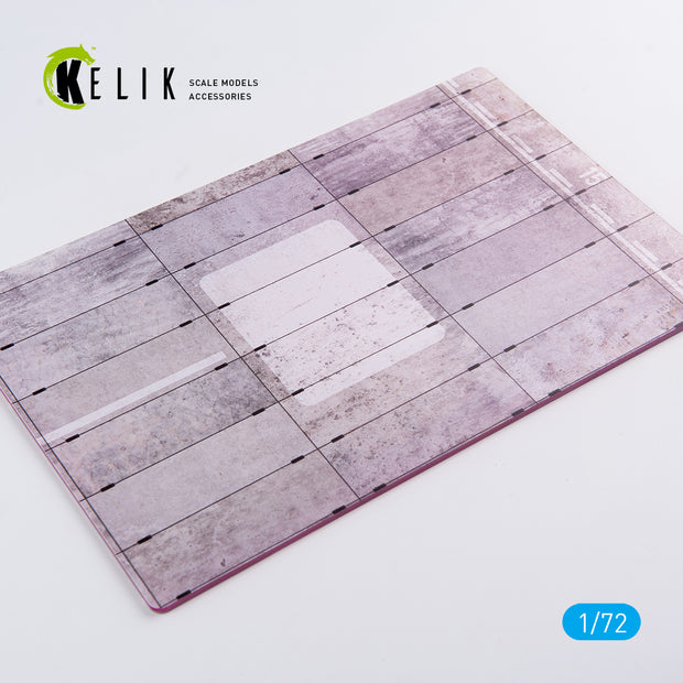 Ukraine Vasylkiv Air Base - Base - Acrylic 3 mm (280 x 180 mm) (170 g) Scale 1:72 KeliK KS72042 Stands for Plastic Models