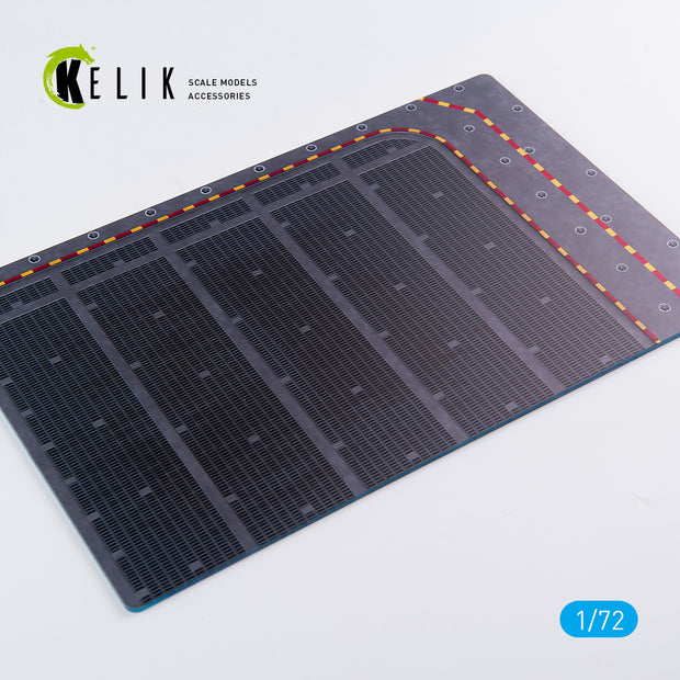 CVN-65 USS Enterprise 1976 - Base - Acrylic 3 mm (280 x 180 mm) (170 g) Scale 1:72 KeliK KS72045 Stands for Plastic Models