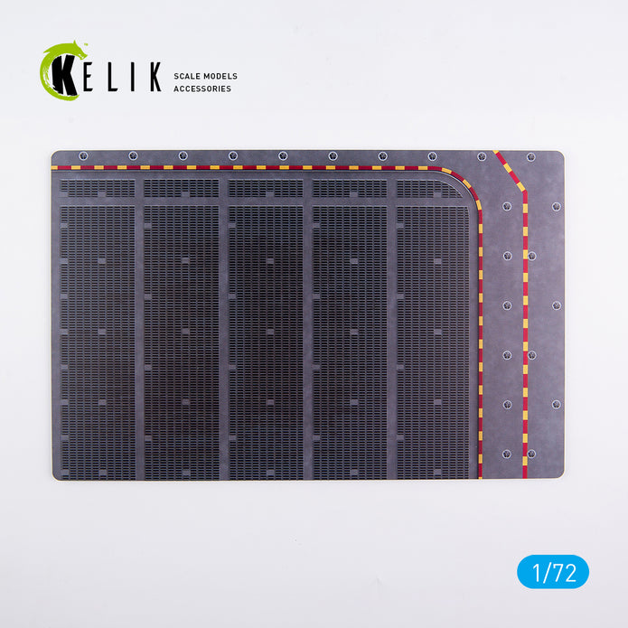 CVN-65 USS Enterprise 1976 - Base - Acrylic 3 mm (280 x 180 mm) (170 g) Scale 1:72 KeliK KS72045 Stands for Plastic Models