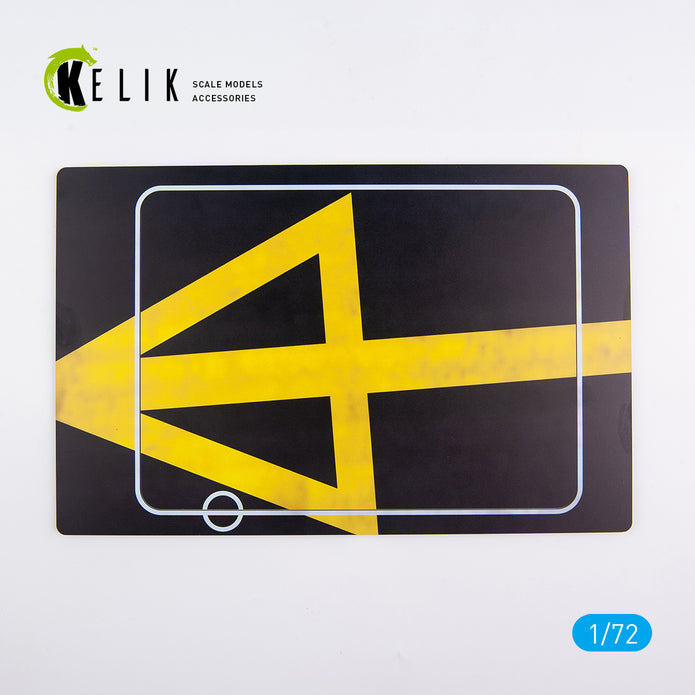 Argentine carrier Independencia (V-1) 1958 - Base - Acrylic 3 mm (280 x 180 mm) (170 g) Scale 1:72 KeliK KS72046 Stands for Plastic Models