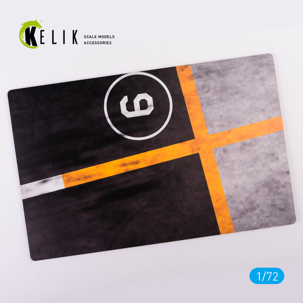 HMAS Melbourne R-21-1970s - Base - Acrylic Scale 1:72 KeliK KS72047 Stands for Plastic Models