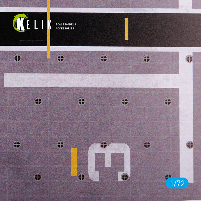HMAS Canberra (LHD-02) - Base - Acrylic Scale 1:72 KeliK KS72050 Stands for Plastic Models
