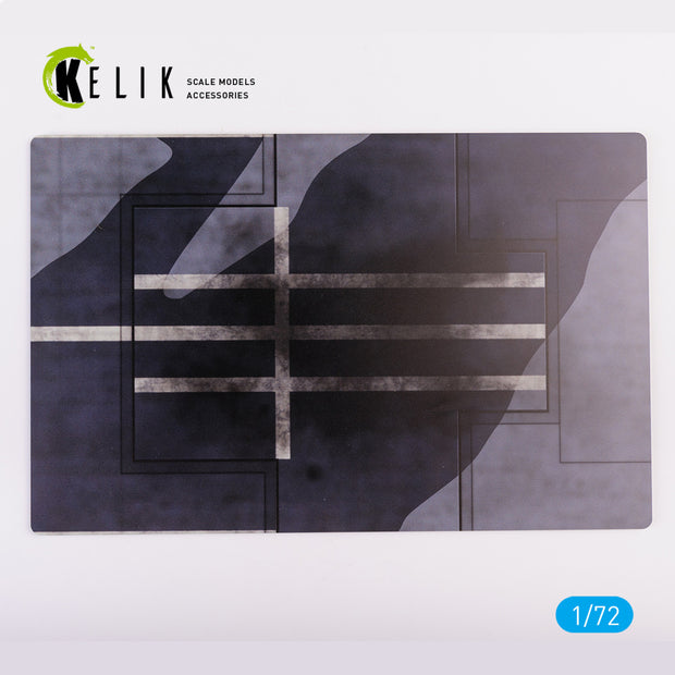 HMS Furious (CV-3) 1942 Type 2 - Base - Acrylic Scale 1:72 KeliK KS72052 Stands for Plastic Models